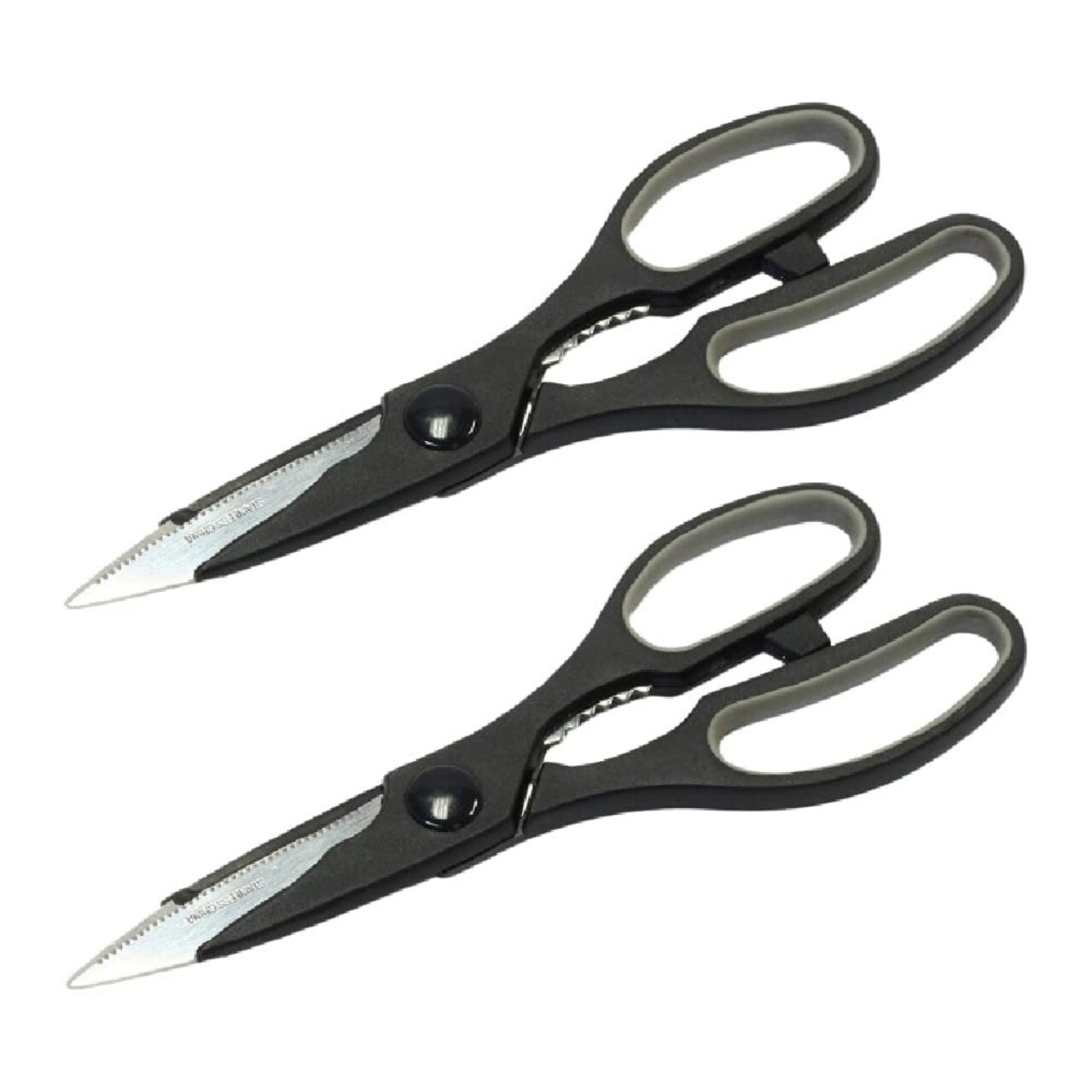Chef Craft 9-Inch All-Purpose Kitchen Shears 2-Pack, Dishwasher Safe Stainless Steel Blade